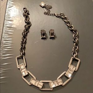 Lia Sophia necklace and earring set